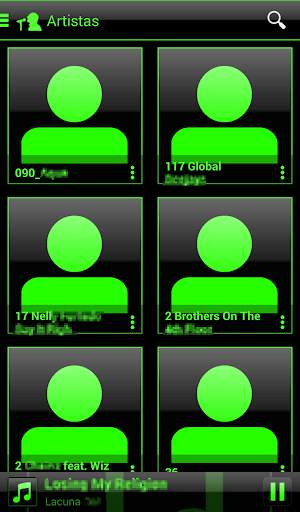 SKIN PLAYERPRO V4 GLASS GREEN स्क्रीनशॉट 5