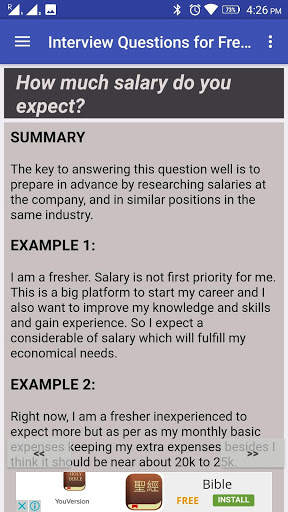 HR Interview Tips скриншот 7