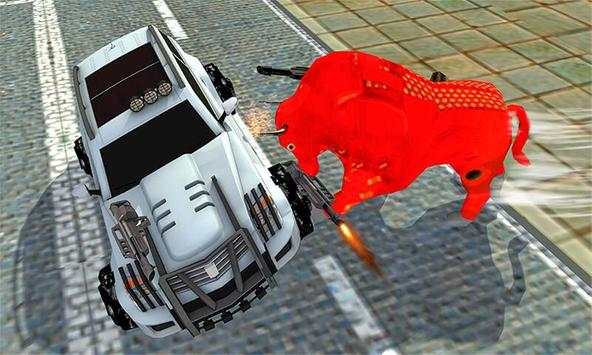 Angry Robot Bull Attack:Robot Fighting Bull Games screenshot 3