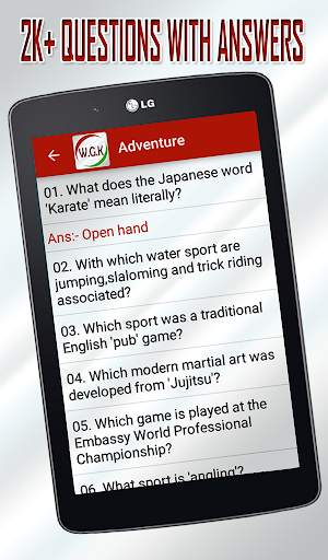 World General Knowledge - WGK screenshot 8