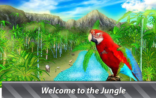 Jungle Parrot Simulator - try wild bird survival! screenshot 1
