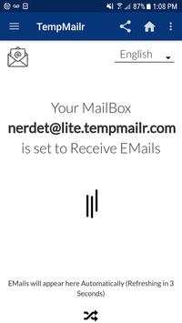 TempMailr - Temporary Disposable Email screenshot 2