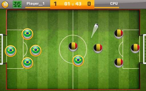 ⚽🏆 Button football - mainkan dengan jari Anda screenshot 1