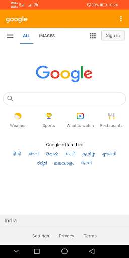 Smart private browser screenshot 2