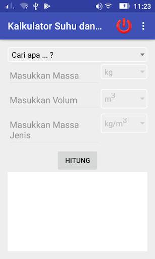 Kalkulator Suhu dan Massa Jenis screenshot 5