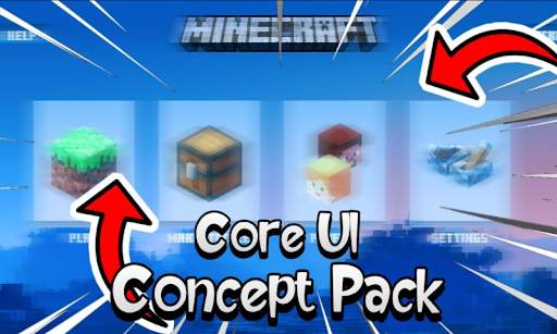 Core UI Concept Pack Mod MC Pocket Edition screenshot 3
