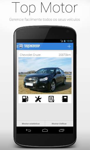 Top Motor - Car & Fuel Manager screenshot 1