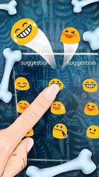Skull Keyboard Theme screenshot 3