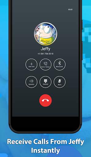 Funny Jeffy Fake Chat And Video Call स्क्रीनशॉट 2