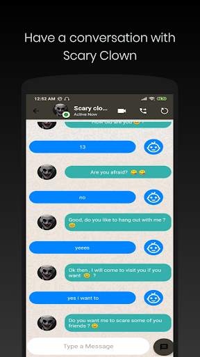 Video call and Chat from Scary Clown Simulation screenshot 2