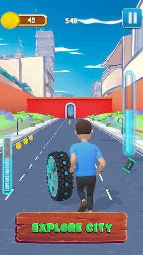 Tyre Game - Turbo Skate Ramps screenshot 2