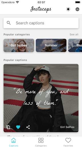 Instacaps - Captions for Instagram screenshot 8