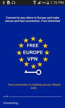 Europe Vpn Free screenshot 1