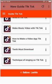 New Guide Tik Tok Best Edition screenshot 2