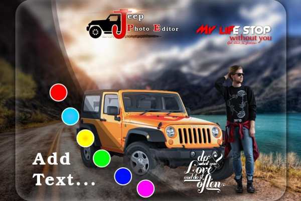 Stylish Jeep Photo Editor screenshot 5