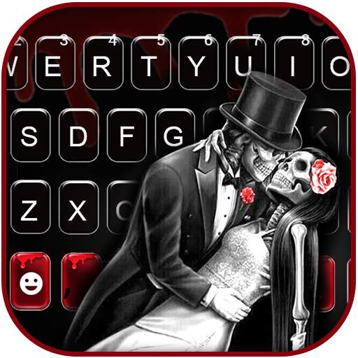 Skeleton Love कीबोर्ड पृष्ठभूमि 1.0