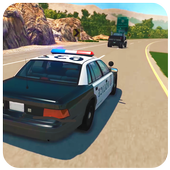 Police vs Terrorist : City Escape Car Driving Game icon