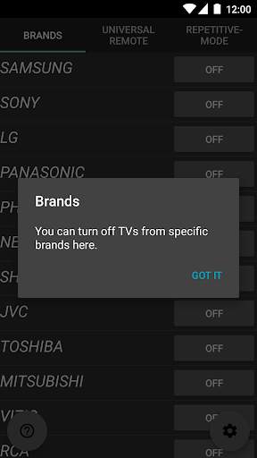 TV KILL - Universal IR Remote 6 تصوير الشاشة