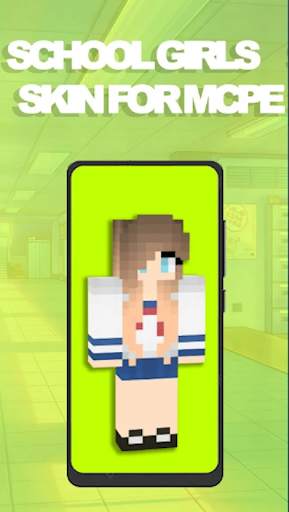 School Gril Skin For Minecraft screenshot 2