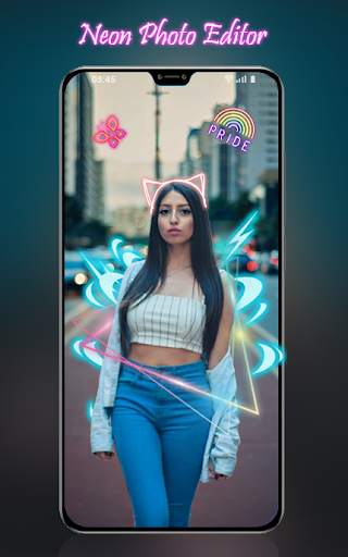 Neon Photo editor : Neon Light 3 تصوير الشاشة