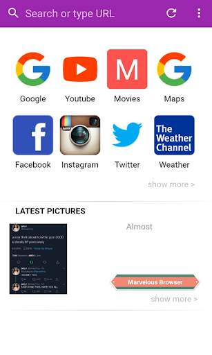 Marvelous Browser screenshot 4