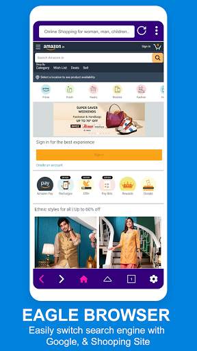 Eagle Web Browser: Fast, Private & Secure screenshot 4
