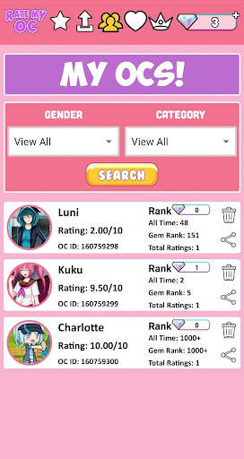 Rate My OC screenshot 6