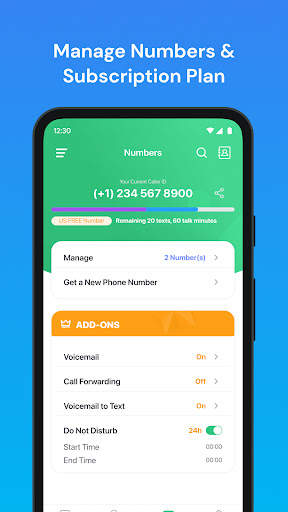 Textr Go: Personal Text & Call screenshot 5