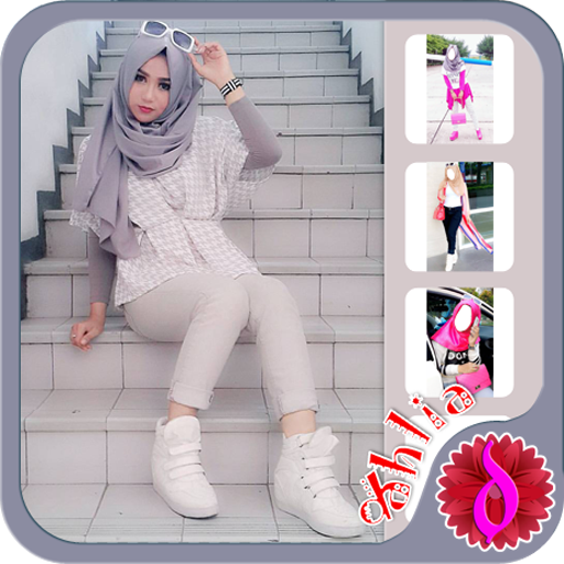 Hijab Jeans Fashion Style иконка