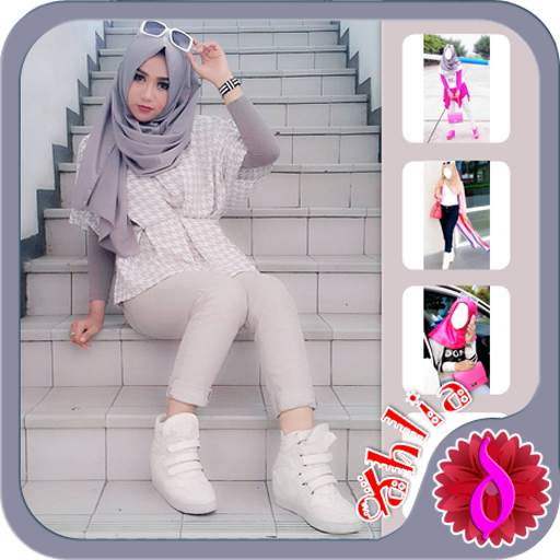 Hijab Jeans Fashion Style screenshot 1
