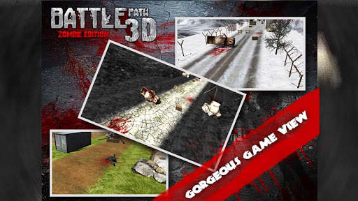 BATTLE PATH 3D- ZOMBIE EDITION screenshot 2
