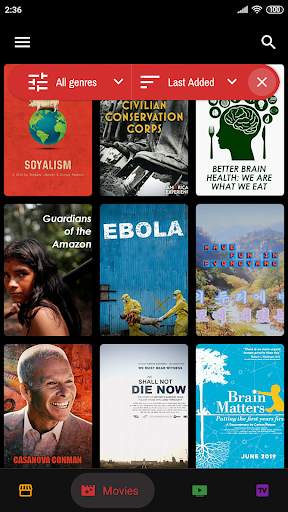 Documentaries, Series and Live TV screenshot 3
