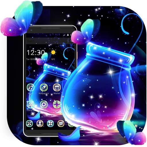 Crystal Dream Sparkling Butterfly Bottle Theme 1.1.3