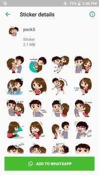 Love Sticker Packs For WhatsApp - WAStickerApps screenshot 12