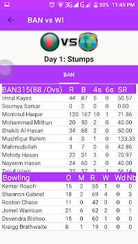 Live Cricket Score & T20 screenshot 4