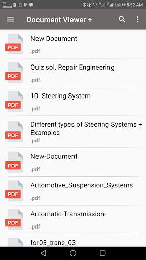 Document Reader- PDF,Word,Excel and PowePoint Read screenshot 3