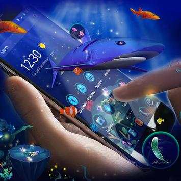 3D Ocean Aquarium Dynamic Fish Theme Skin screenshot 3