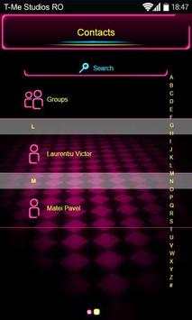 Dark Pink Neon SMS скриншот 5