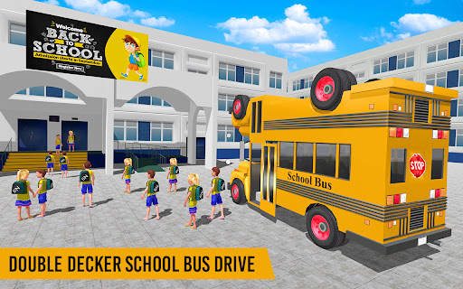 School Bus Driving Games 3D screenshot 5