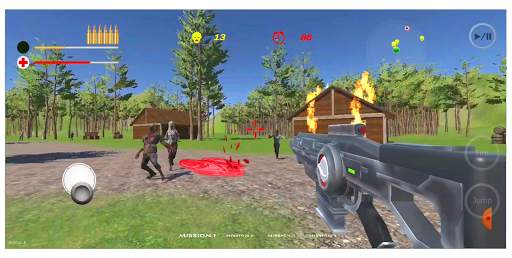 Attack Zombie 3D Sniper screenshot 2