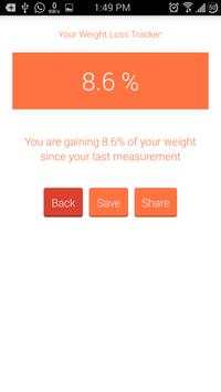Bmi and weight loss tracker screenshot 4