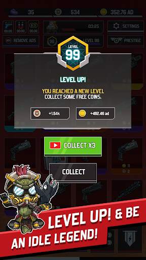 Idle Legends Tycoon - Merge Battle Royale Skins screenshot 2