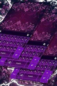 Purple Pattern Keyboard Theme screenshot 5