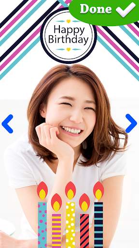 Happy Birthday Frame For Pictures Photo Editor 3 تصوير الشاشة