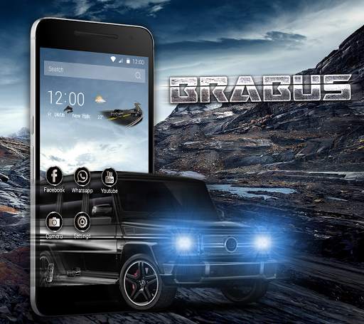 Speedy Jeep SUV Theme screenshot 1