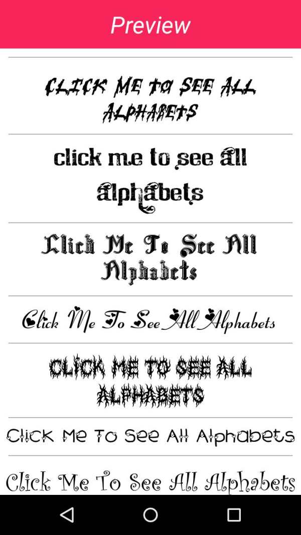 Font Styles screenshot 3