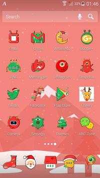 Christmas Theme ABC launcher screenshot 3