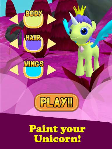 My Little Unicorn Dash 3D HD screenshot 17