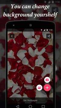 Rose petals 3D Live Wallpaper screenshot 1