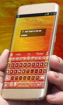 Red lemonade AiType Theme screenshot 4